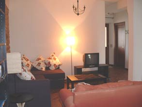 Living Room with extra beds